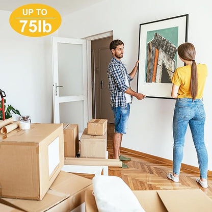 330pcs Picture Hangers Kit - Holds 10-75lbs, With Hanging Wire, Ring Hooks, D Rings, Sawtooth Hangers for Frame, Canvas, Mirror Decoration