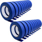 Blue Painters Tape, 20 Rolls Premium Masking Master Tape Painter Tape, Craft Adhesive Paint tape for Walls Painting, DIY Crafts Arts, Scrapbooking, Decoration, 1202yds=20*0.94in*60.1yds, Easy Removal