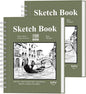 SuFly Small Sketch Book 5.5"x8.5", 2-Pack Mini Sketchbook, Spiral Bound Sketchbook Hardcover with 200 Sheets of 68lb/100gsm Mini Drawing Pad Paper, Small Sketch Pads for Drawing for Adults & Kids.