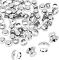 60PCS Metal Pin Backing for Brooch Enamel Lapel Pin Lock Keeper Clasp