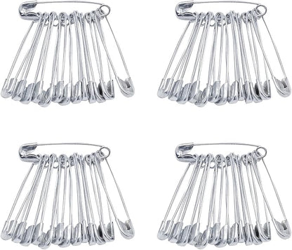 500 PCS 22mm / 7/8 Inch Safety Pins Heavy Duty Quilting Pins, Small Safety Pins Size 0, Silver Metal Sewing Pins, Mini Safety Pins for DIY Crafts Jewelry Making Baby Clothing (Nickel Plated)