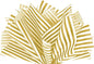 Flexicore Packaging Metallic Gold Pin Stripe Print Gift Wrap Tissue Paper Size: 15 Inch X 20 Inch | Count: 100 Sheets | Color: Gold Pin Stripe