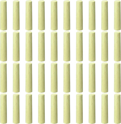 25 Pcs Sidewalk Chalks for Kids Non Toxic Jumbo Chalk for Party Gift Outdoor Art Classroom Play Painting (Yellow)
