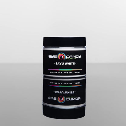Eye Candy Pigments Premium White Mica Powder - Sayu White (50gr) - for Epoxy, Resin, Soap, Paint, Woodworking, Acrylic Pouring, Bath Bombs, Fishing Lures - DIY Arts and Crafts Additive