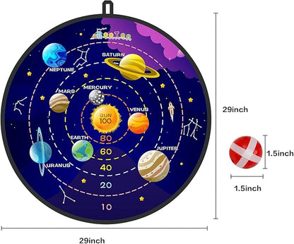 BooTaa 29" Large Dart Board for Kids, Kids Dart Board with Sticky Balls, Boys Toys, Indoor/Sport Outdoor Fun Party Play Game Toys, Birthday Gifts for 3 4 5 6 7 8 9 10 11 12 Year Old Boys Girls