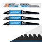 3 Pack 9 inch Reciprocating Saw Blades Set，6 TPI High Carbon Saw Blades for Wood with Nails ，Saw Blades with Organizer Case (3, 6T/9inch)