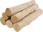 6-Pack White Birch Logs for Fireplace - Birch Tree Logs for Decoration, Decorative Firewood for Faux Mantel, Indoor Decor, DIY Crafts, and Planter Decoration (2.4"-3.2" Dia. x 16" Long)