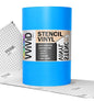 VViViD Blue Stencil Vinyl Masking Film with Anti-Bleed Technology (12" x 150ft)