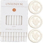 Wax Seal Sticks Pearl White, ONWINPOR 20pcs Glue Gun Wax Sealing Sticks for Wax Seal Stamp, Mini Sealing Wax Gun Sticks Suit for 0.28‘’ Glue Gun (Pearl White)