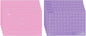 5 PCS Self Healing Cutting Mat 12" x 18": Sewing Rotary Cutting Mat for Crafts and Fabric Sewing Scrapbooking Quilting and Precision Cutting Purple & Pink Design (5, Purple & Pink)