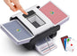 Automatic Card Shuffler, Electric Card Shuffler for 1-2 Decks One-Press AUTO & Manual Mode Rechargeable 2000mAh Low Noise for Poker, UNO, Blackjack, Skip-Bo, Phase 10, Texas Hold'em