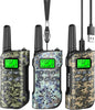 Walkie Talkies for Kids Rechargeable,Toys for Boys and Girls Ages 3-12, 3 Pack Long Range 2-Way Radios, Birthday Gifts,Christmas Stockings, Outdoor Play, Family Games, Hiking Camping Gear
