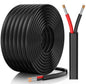 10 Gauge Wire, 10 AWG 2 Conductor Electrical Wire, Flexible/Oxygen-Free Tinned Copper/Stranded PVC 10/2 Cord for Automotive, Marine, LED Strips, Solar, RV, Lighting (30FT)