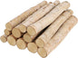 12-Pack White Birch Logs for Fireplace - Natural Decorative Birch Branches for Mantel, Fake Fireplace, Indoor Decor, DIY Crafts, and Planter Decoration (0.8"-1.6" Dia. x 16" Long)