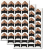 GOONAVI 15 Sheets 360 Pcs Rose-Gold Acid-Free Photo Corners Mounting Self Adhesive for DIY Photo Album Journal