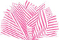 Flexicore Packaging Hot Pink Pin Stripe Print Gift Wrap Tissue Paper Size: 15 Inch X 20 Inch | Count: 50 Sheets | Color: Hot Pink Pin Stripe