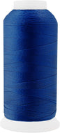 Mandala Crafts Dark Blue Heavy Duty Thread - 1500 Yds Tex 70 Thread for Sewing Drapery Jeans Leather Hair - Bonded Polyester for Outdoor Marine Upholstery