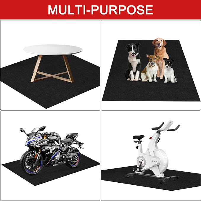 20' x 7'4" Garage Floor Mats - All-Weather Garage Floor Mats for Under Car, Absorbent Oil Spill Mat, Anti-Slip Garage Carpet, Reusable Garage Mats with Waterproof Backing, Garage Car Mat & Floor Mat