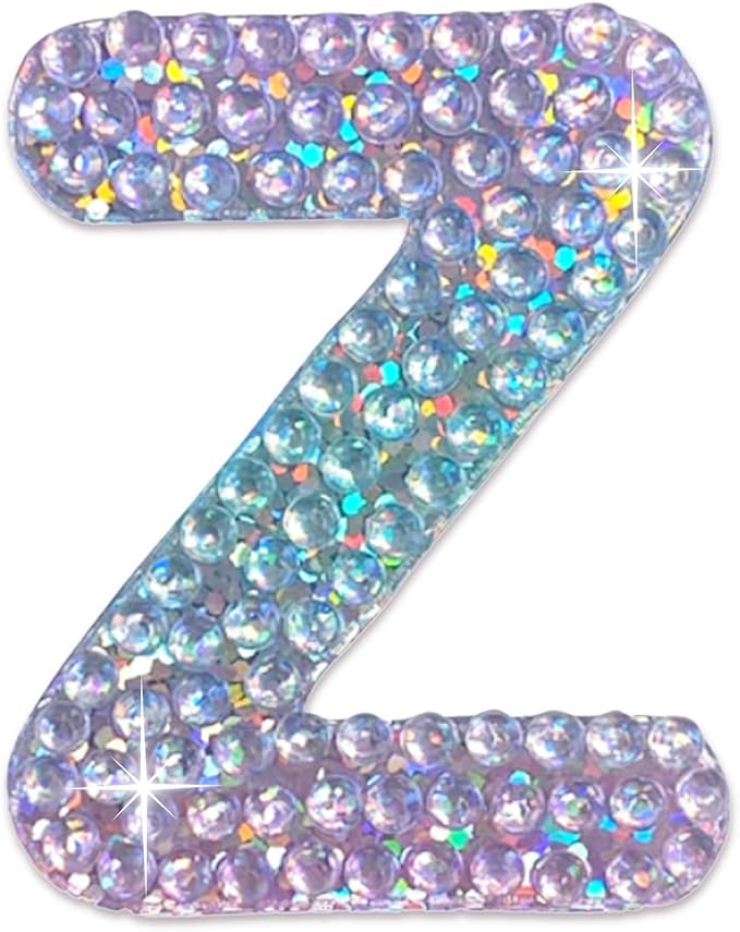 StickerBeans® Alphabets Letters (2" x 2", Pack of 1) Cut to Shape, Adhesive Back - Kids Teens Adults (Z)