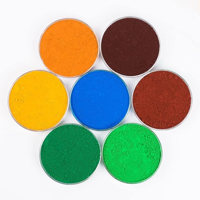 GOODTAKE 10 Pounds Bulk Concrete Pigment, Wine Red Iron Oxide Pigment Powder, Concrete Cement Dye Color Powder for Pastel Tile Paint Cement Mortar Grout (Wine Red, 10 Pounds)
