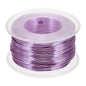 uxcell 18 Gauge / 1mm Anodized Aluminum Wire for Jewelry Craft Making, 102 Feet Bendable Flexible Wire for DIY Home Decor Gardening Sculpture, Light Purple