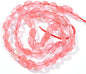 Cherry Quartz Pebble Nugget Oval Free Tumbled Stone 6-8mm Natural Gemstone Loose Beads Approx 15.5 inch for DIY Jewelry Making