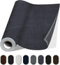 Fabric Repair Patches, 17X79 Inch Self-Adhesive Suede Patches Tape Durable, DIY Large Fabric Repair for Sofa, Couches, Furniture, Chair, Clothing （17X79 Inch, Dark Grey）