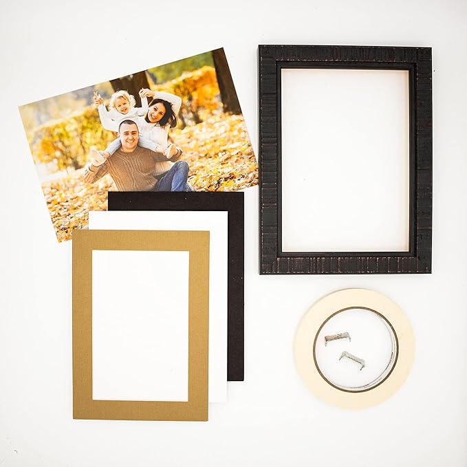 5x7 Mat for 8.5x11 Frame - Precut Mat Board Acid-Free Show Kit with Backing Board, and Clear Bags Rattan Beige 5x7 Photo Matte Made to Fit a 8.5x11 Picture Frame Matboard for Framing, Pack of 1 Mat