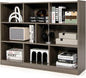 Giantex 8 Cube Bookcase, Freestanding 3-Tier Open Bookshelf, Modern Storage Display Cabinet, Wood Cube Storage Organizer for Living Room, Kid’s Room, Grey