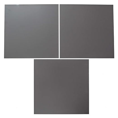 EAGLE 1: 12" x 12" 26 Gauge Sheet Metal Squares (3 Pack Per Order, Multiple Colors) Great for Arts, Crafts, DIY Home or Work Projects (12" X 12", Charcoal Grey)