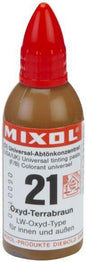 Mixol Universal Tints, Oxide Terra Brown, #21, 20 Ml