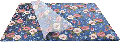 Colors of Rainbow - Blooming - 12 Sheets, 20 inch X 29 inch - Italian Print Tissue Paper for Decoupage Gift Basket Gift Bag Party Crafts (Blooming)