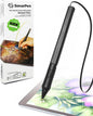 SonarPen - Pressure Sensitive Smart Stylus Pen with Palm Rejection and Shortcut Button. Battery-Less. Compatible with Apple iPad/iPhone/Android/Switch (Black)