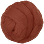 PATIKIL Wool Roving Yarn, 150G/5.3OZ Soft Felting Wool Pure Chunky Roving Yarn Bulk for Needle Felting Knitting Blanket Spinning Weaving DIY Craft, Red Brown