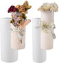 2 Pack 6 Inch Cylinder Candle Mold Pillar Candle Molds Taper - Resin Casting Silicone Molds for Home Decor & Candle Making Wave Spiral Mold
