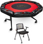 Triton Foldable Poker Table with 8 Chairs - Premium Soft-Padded Armrest, Individual Cup Holders, Portable Mat- Crafted with Durable Materials, Long-Lasting Poker Table for 8 Players
