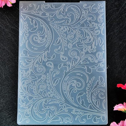 DDOUJOY Leaves Berry Plastic Embossing Folders for Card Making Scrapbooking and Other Paper Crafts 2101003