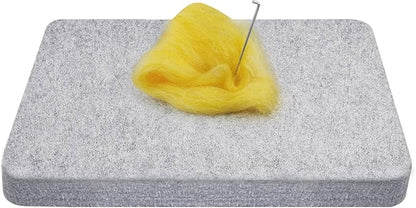YCWEI YCWEI Needle Felting Pad,100% Natural Wool Needled Felting Mat, 8 x 10 x 1 inch Eco-Friendly Felting Block, Thick and Firm Needle Felting Base