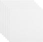PATIKIL 4x4 Canvas Boards for Painting, 6 Pack 100% Cotton Square Triple Primed Stretched Blank Art Canvas Panel Bulk Thin for Acrylic, Oil, Tempera Paints, White