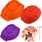 Sakolla Silicone Brain Molds, 2 PCS Halloween Realistic Human Brain Baking Molds for Chocolate Bomb, Jelly, Cake, Gelatin, Candle and Resin
