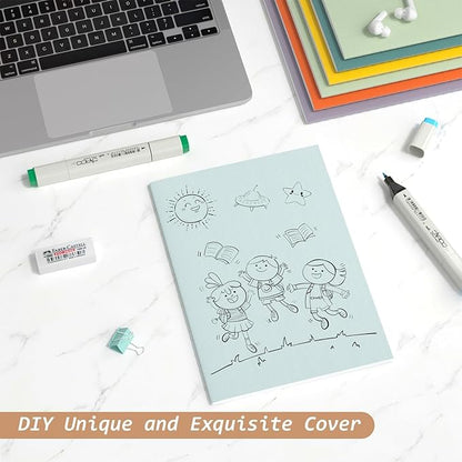 Journaling Notebooks A5 College Ruled Notebook 32 Pack Lined Small Kraft Notebooks Bulk 8.3x5.5 Inches, 16 Colors Composition Notebooks Writing Journal School Supplies for School Work and Travel