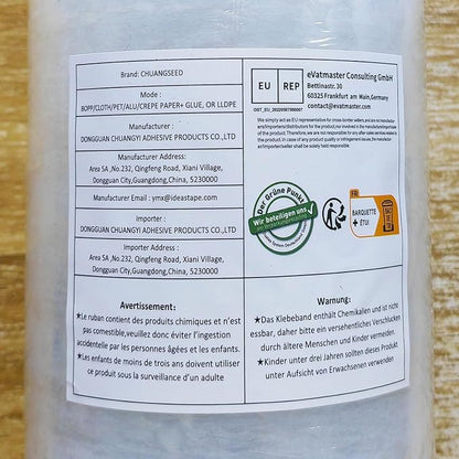 4-Pack Industrial Mini Clear Stretch Wrap Film 80 Gauge 5.1" 1000ft for Pallet Wrap, Durable Self-Adhering Packing, Moving, Packaging, Heavy Duty Shrink Film Chuangseed