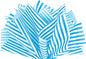 Flexicore Packaging Turquoise Blue Pin Stripe Print Gift Wrap Tissue Paper Size: 15 Inch X 20 Inch | Count: 10 Sheets | Color: Turquoise Pin Stripe