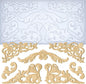 Art Molds for Polyclay Air Dry Clay Plaster Epoxy Resin Fondant Cake Decor Rococo Embellishment
