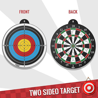 Magnetic Dart Board - 12pcs Magnetic Darts - Excellent Indoor Game and Party Games - Gifts for 5 6 7 8 9 10 11 12 Year Old Boy Kids