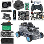 Yahboom Raspberry Pi 5 8GB for AI Robot Car,Supports RVIZ Simulation ROS2,TOF Lidar,SLAM Mapping Navigation, Tracking and Obstacle Avoidance (Ultimate Ver Without Pi5)
