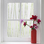 Finnez Window Privacy Film Decorative Frosted Window Cling Privacy Film for Glass, Non-Adhesive Heat Anti-UV for Home Office Living Room, Irregular Stripe Patterns, 35.4 x 157.4 Inches
