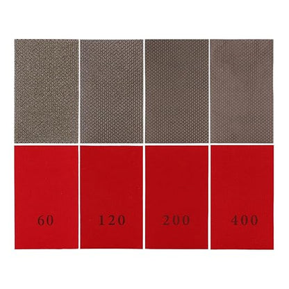 Diamond Sandpaper Electroplated Polishing Sheet Abrasive Sanding Paper Grit 60 120 200 400 Replacement Abrasive