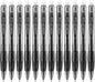 Aozora Erasable Pens Click Fine Point 0.7 mm Retractable Erasable Gel Pens for Completing Sudoku and Crossword Puzzles 12 Pack (Black)