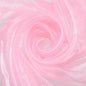 MECCANIXITY Iridescent Sheer Organza Fabric, 10 Yards x 59 Inches Solid Holographic Shiny Fabric Organza Cloth for Wedding, Curtains, Costume, Photo Background, Pink